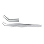 Nugent Forceps, 4” Half Curved