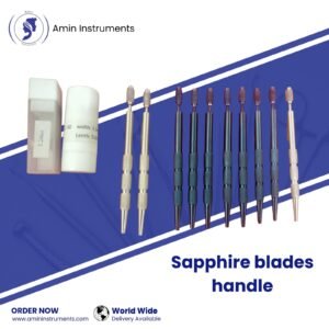 Sapphire Blade Handle – Precision Hair Transplant Instrument